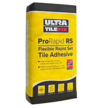 Show details for Flexible Rapid Set White Adhesive 20kg PRO RSW20 (Yellow) Picture of Flexible Rapid Set White Adhesive 20kg PRO RSW20 (Yellow)