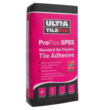 Show details for Flexible White Tile Adhesive 20kg SPES20W (Pink) Picture of Flexible White Tile Adhesive 20kg SPES20W (Pink)