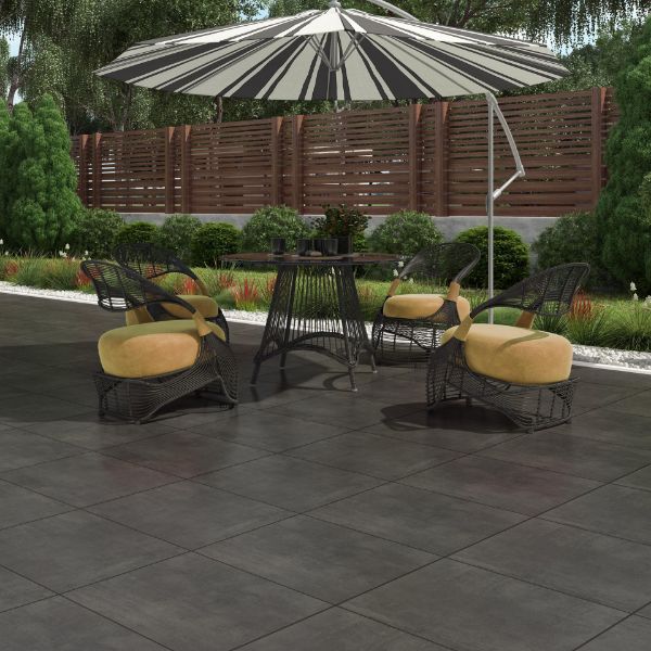 nexus anthracite 60x60 porcelain paving slabs