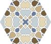 Picture of Andalusia Mix Hexagon Tile 23x27 cm