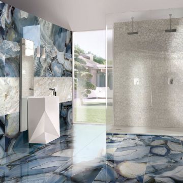 Show details for Preziosa Blue Polished Tile 60x120 cm Picture of Preziosa Blue Polished Tile 60x120 cm