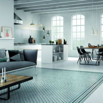 Show details for Victoria Blue Tile 45x45 cm Picture of Victoria Blue Tile 45x45 cm