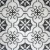 Picture of Marrakesh Black & White Matt Tile 19.7x19.7 cm