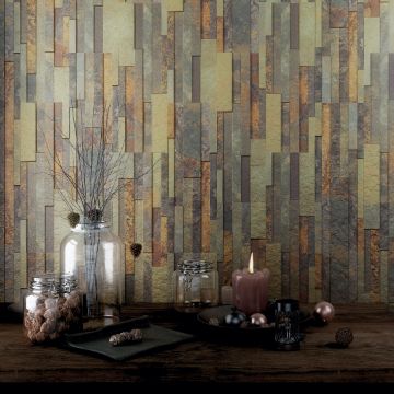 Show details for Rocco Brown Matt Porcelain Wall Tile 16.3x51.7 cm Picture of Rocco Brown Matt Porcelain Wall Tile 16.3x51.7 cm