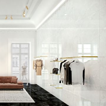 Show details for Trivento White Matt Tile 60x120 cm Picture of Trivento White Matt Tile 60x120 cm