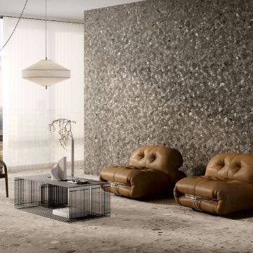 Show details for Pebble Grey Semi Polished Tile 60,4x60,4 cm Picture of Pebble Grey Semi Polished Tile 60,4x60,4 cm